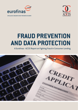 fraud prevention and data protection