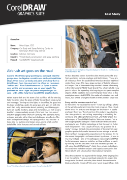 Airbrush art goes on the road