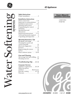 Owner`s Manual - Products