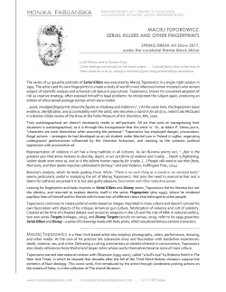 maciej toporowicz: serial killers and other