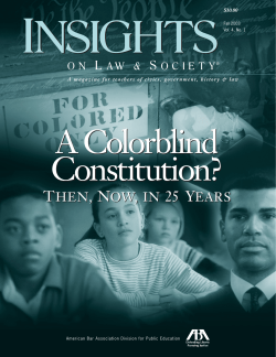 Vol. 4, No. 1 - American Bar Association