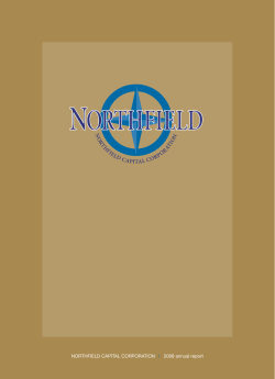 Northfield Capital Corporation