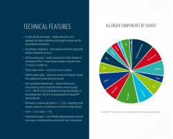 Allergen components by source