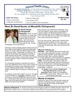 Sept/October 2013_Newsletter