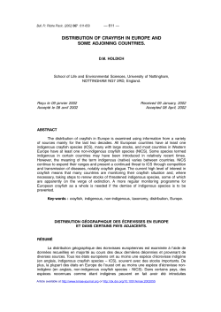 - Knowledge and management of aquatic ecosystems