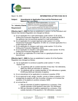 OGC IL 09-10 Amendments to Fees and Levies