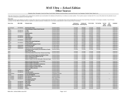 MAS Ultra -- School Edition