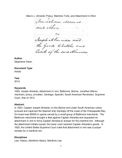 Manro v. Almeida - DigitalCommons@UM Carey Law