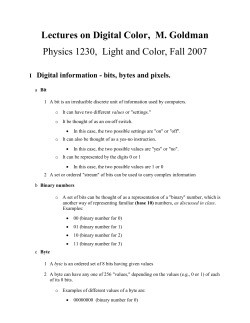 Lectures on Digital Color, M. Goldman