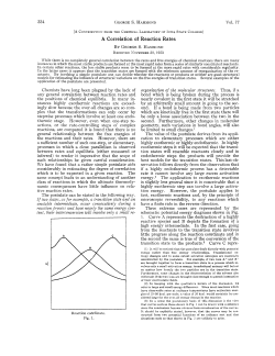 A Correlation of Reaction Rates