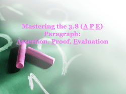 3.8 (APE) Paragraph