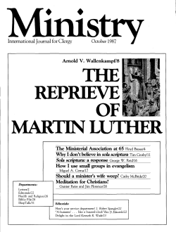 the reprieve of martin luther