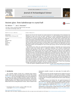 Ancient glass: from kaleidoscope to crystal ball