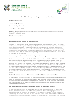 Eco-friendly apparel for your own merchandise