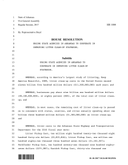 HR1004 - Arkansas General Assembly