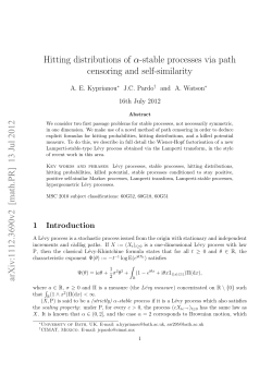 Hitting distributions of &alpha;-stable processes via