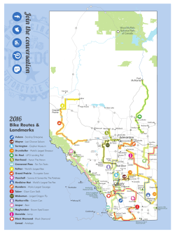 2016 BCI Alberta Bike Map - BlueCircle Insurance Brokers
