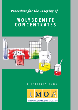 PDF - International Molybdenum Association