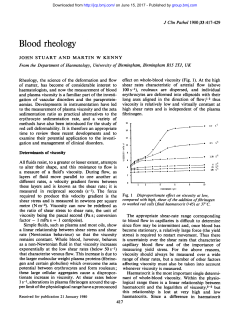 Blood theology - Journal of Clinical Pathology