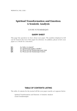 Spiritual Transformation and Emotion: A