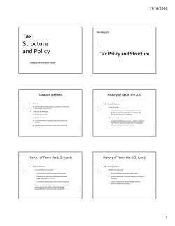 07 Tax policy powerpoint