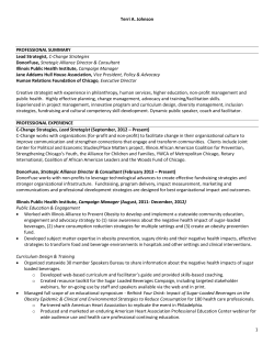 Terri Johnson Resume