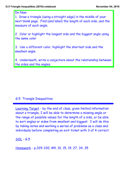 G.5 Triangle Inequalities (2016).notebook