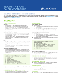 income type and calculation guide