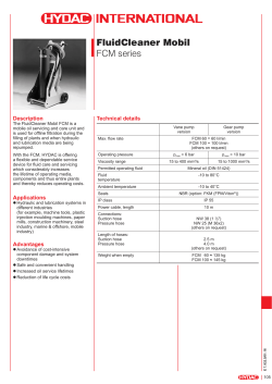 FCM60/100 FluidCleaner Mobil