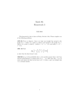 Math 96: Homework 3