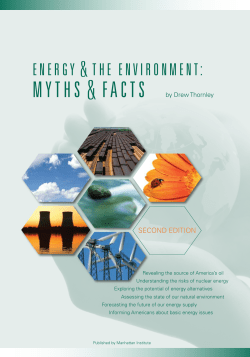 myths Facts - Manhattan Institute