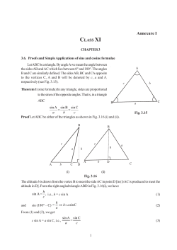 Additional content in Mahtematics based on Revised syllabus.