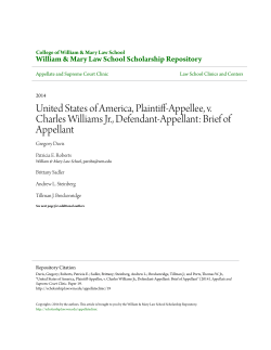 United States of America, Plaintiff-Appellee, v. Charles Williams Jr