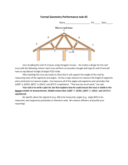 Formal Geometry Performance task #2