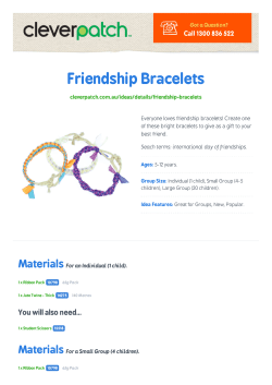 Friendship Bracelets