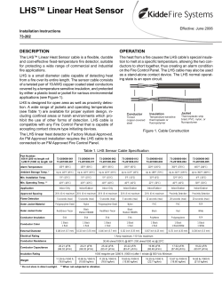 LHS&trade; Linear Heat Sensor