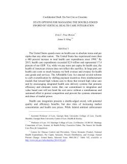 State Options for Managing the Double