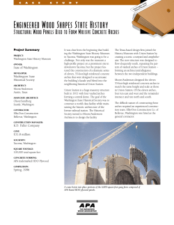 Case Study: Engineered Wood Shapes State - APAwood
