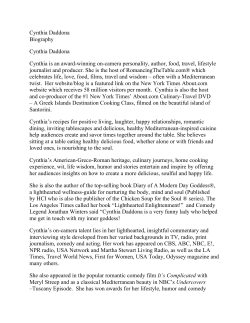 Cynthia Daddona Biography Cynthia Daddona