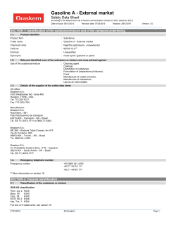 Gasoline A - External market