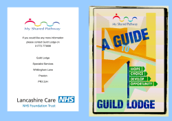 If you would like any more information please contact Guild Lodge