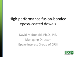 High performance fusion-bonded epoxy-coated dowels