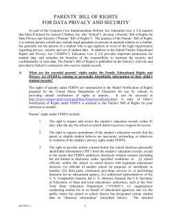 Parent Bill of Rights