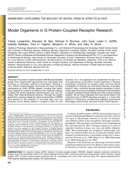 Model Organisms in G Protein