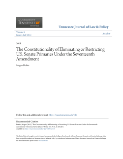 The Constitutionality of Eliminating or Restricting U.S. Senate