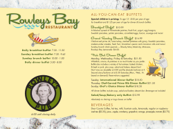 To age 12 - Rowleys Bay Resort