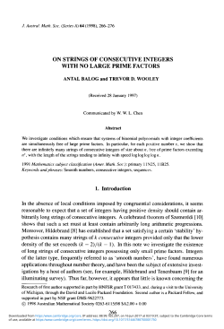 On strings of consecutive integers with no large prime factors