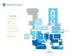 information stairs elevator restroom nurse`s station waiting room atm