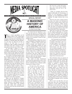 Z:\MEDIASPT\SPECREP\Masonic History of
