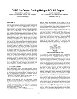 CURE for Cubes: Cubing Using a ROLAP Engine